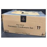 11-Piece Non-Stick Ceramic Cookware Set
