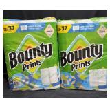 24- Rolls of Bounty Prints Paper Towels