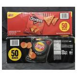 Doritos Nacho Cheese 50 individual bags. Lay's