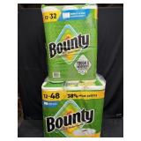 12- Bounty Mega Paper Towel Rolls