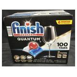 100ct. Box of Finish Powerball Quantum Dishwasher