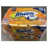 2- 15ct. Bags of Super Premium Paper Towel Rolls