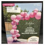 Reusable Inflatable Balloon Garland, Pink