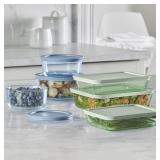 Pyrex Simply Store Tinted 12-Piece Glass Food