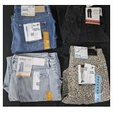 Women's size 12 jeans and one pair size 10 jeans.