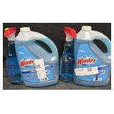 2- 1 Gallon Jugs + 2- 32fl.oz. Bottles of Windex