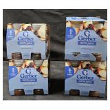 4- Gerber apple prune juice 4 pack 4oz bottles