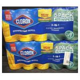 10- 85ct. Canisters of Clorox Disinfecting Wipes