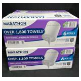 12- Rolls of Marathon Centerpull Premium Paper