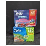 216ct. Box of Ziploc Storage Quart Bags