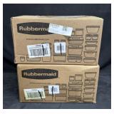2- 30pc. Sets of Rubbermaid Plastic Food Storage
