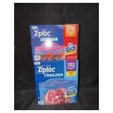 216ct. Box of Ziploc Storage Quart Bags
