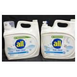2- 208fl.oz. Jugs of All Free&Clear Laundry