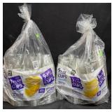 2- 264ct. Bags of 9fl.oz. Clear Plastic Cups