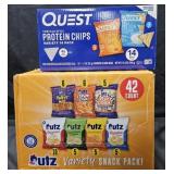 Utz variety snack pack 42 count. Quest tortilla