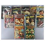 11 vintage western comic books: the Lone Ranger,