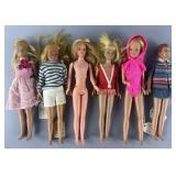 5 vintage Skipper and Ricky dolls: (2) 1963, (2)