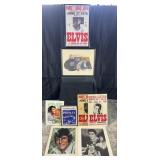 8 Elvis Presley collectable wall art