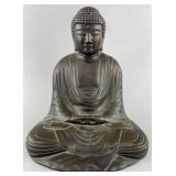 Bronze seated Buddha, 10' x 8' x 12' high