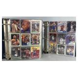 Group of basketball cards in 2 albums