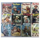 12 vintage Dell comics featuring Roy Rogers: Roy