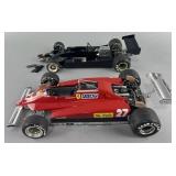 2 model cars: Ferrari 126 C2 driven by Gilles