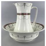 Wedgwood Imperial Porcelain wash basin & pitcher
