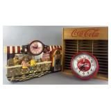 3 Coca-Cola collectibles: vintage wooden