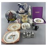Group of decorated porcelain & tableware, Royal