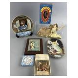 Group of religious collectibles: Our Lady of