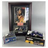 3 Rusty Wallace die cast cars featuring Elvis
