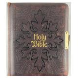 King James Version Holy Bible, heavy leather