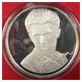 1 oz .999 fine silver James Dean limited edition
