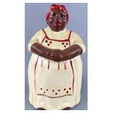 Vintage McCoy porcelain cookie jar, 12.25' high