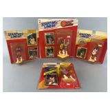 4 unopened Kenner Starting Lineup action figures,