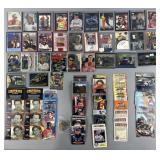 Group of collectable racing cards: NASCAR, funny