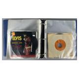 45 vintage Elvis Presley 45's in album