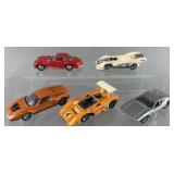 5 vintage collectable cars