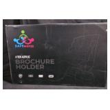 SafewaySS 4 Tier Acrylic Brochure Holder 3pk