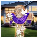 VIHOSE 8ft LED Christmas Station Wagon Inflatable