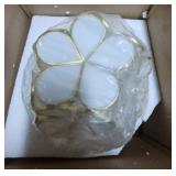 LIGHTLAND Flower Light Fixture WhiteGold