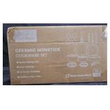 Chef Power 19pc Ceramic Nonstick Cookware Set