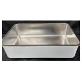 Aluminum Baking Pan Silver