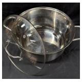 Kirecoo 12 Qt Stainless Steel Stock Pot Silver