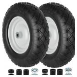 HLHgirl 4.804.00-8 16 Solid Flat Free Wheelbarrow