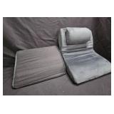 Seat Cushion Lumbar Support Pillow Dark Gray