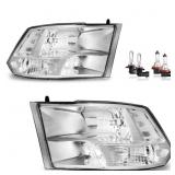(USED)Vizotae Headlights for Dodge Ram 1500-3500