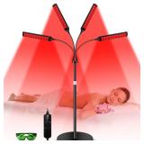 Viconor Red Light Therapy Lamp 4-Head Adjustable