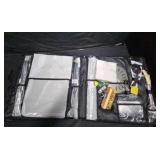 Black Pizza Oven Tools Kit w Peel Brush Bag