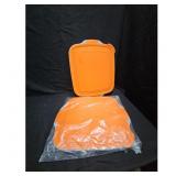 Collapsible Orange Dish Tub Basin 2pk